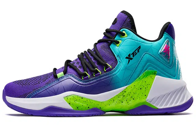Xtep Youyun 3 Mid Basketball Shoes Purple