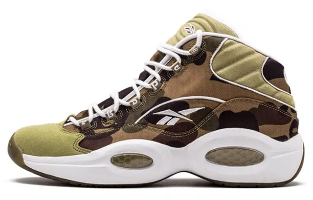 Reebok Question Mid Mita X Bape 1st Camo