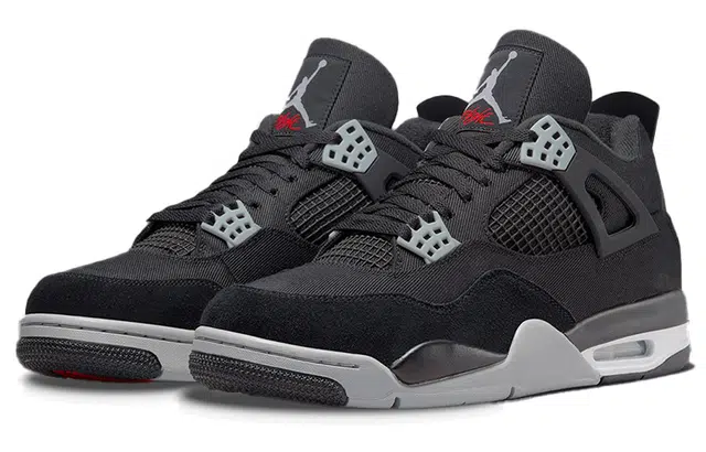 Jordan Air Jordan 4 retro se "black canvas"