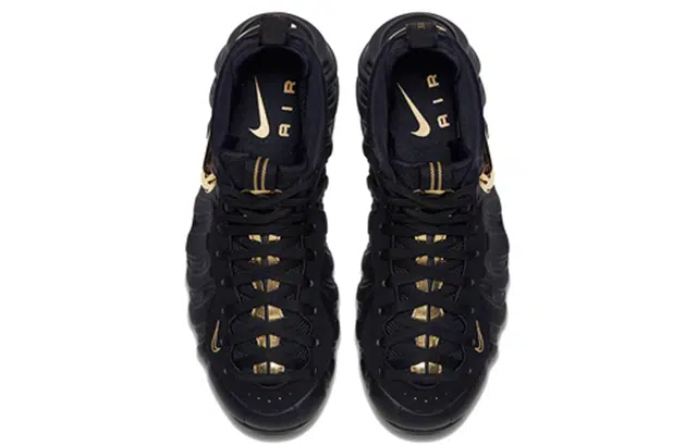 Nike Foamposite Pro black metallic gold
