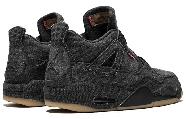 levis x Jordan Air Jordan 4 levis black (levis tag)