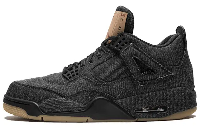 levis x Jordan Air Jordan 4 levis black (levis tag)