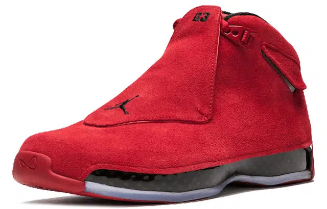 Jordan Air Jordan 18 Retro Red Suede