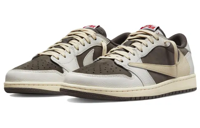 Travis Scott x Air Jordan 1 Low OG SP "Sail and Ridgerock" 3.0