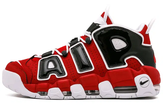 Nike Air More Uptempo Black Red