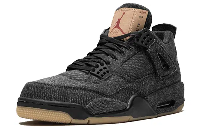 levis x Jordan Air Jordan 4 levis black (levis tag)