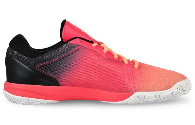 adidas Breathable Durable Badminton Shoes Women Red Black