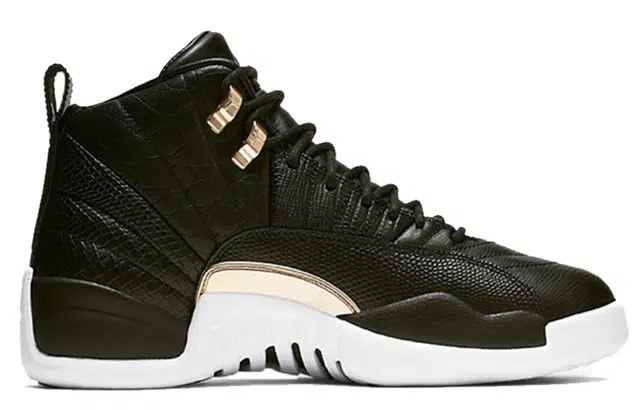 Jordan Air Jordan 12 Retro Black Metallic Gold White