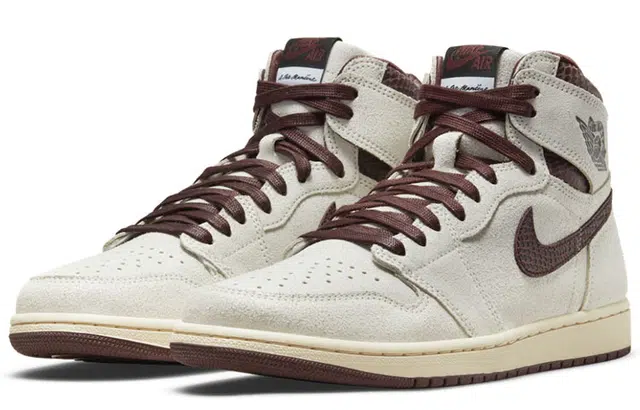 A Ma Manire x Jordan Air Jordan 1 retro high og sp "sail and burgundy"