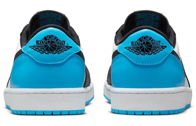 Jordan Air Jordan 1 Low 'Black and Dark Powder Blue'