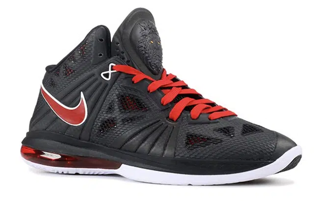 Nike Lebron 8 PS WhiteBlackRed