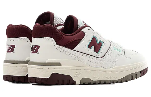 New Balance NB 550 White Burgundy