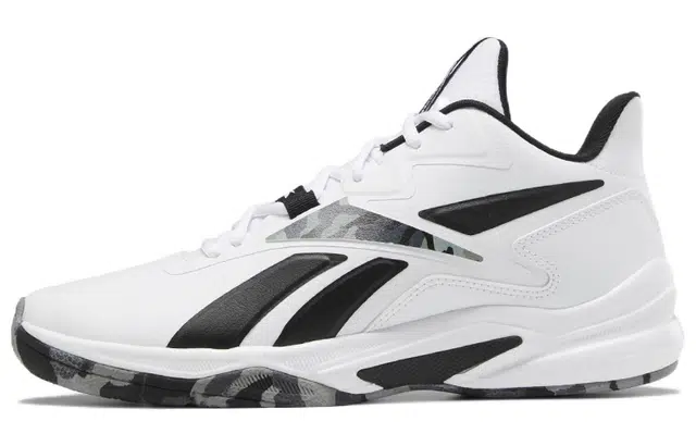 Reebok More Buckets White Black