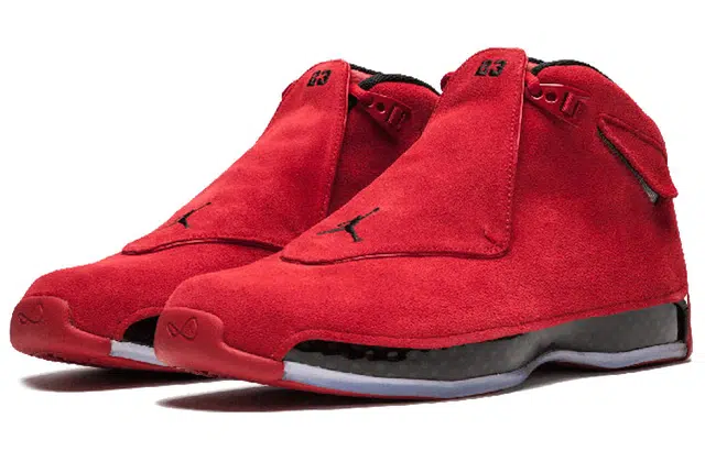 Jordan Air Jordan 18 Retro Red Suede