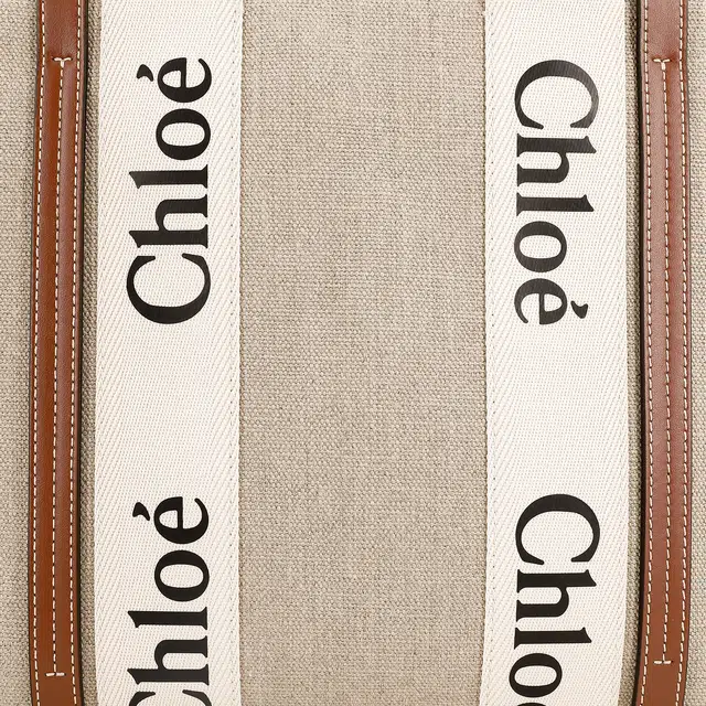 Chloe Woody Logo Tote