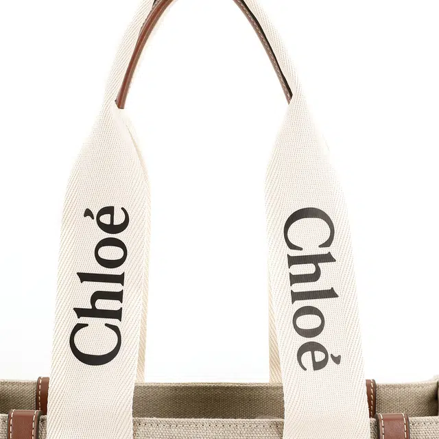Chloe Woody Logo Tote