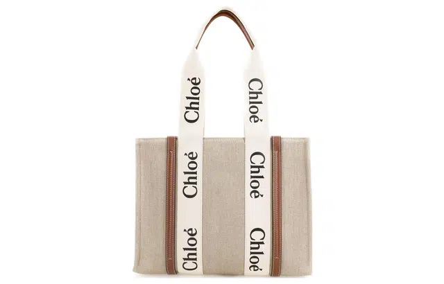 Chloe Woody Logo Tote