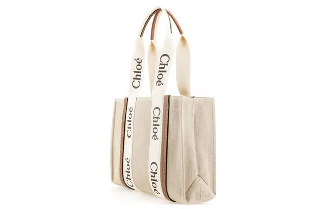 Chloe Woody Logo Tote