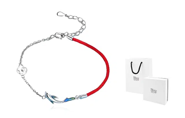 饰伴 高考考研考试上岸祥运锦鲤复古民族风 手链 女款