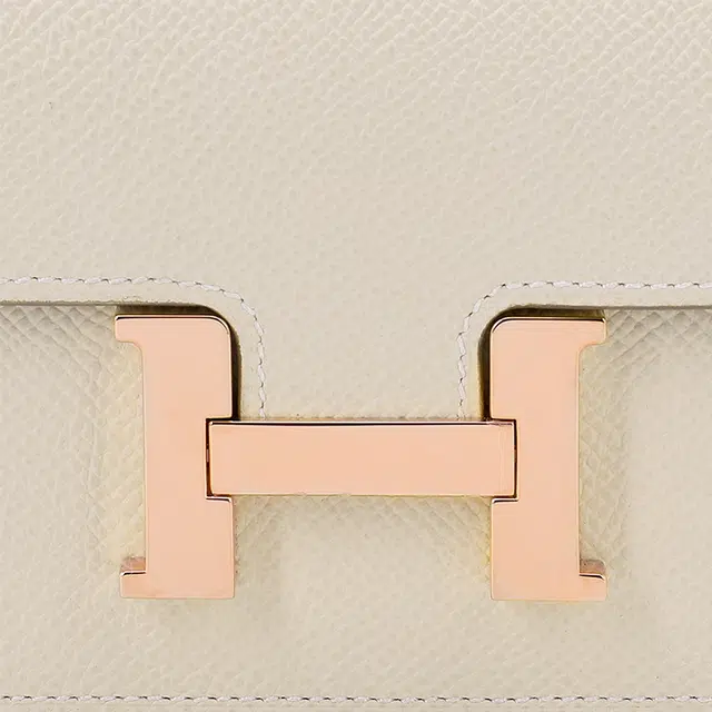 HERMES Constance Slim Epsom 10 Craie