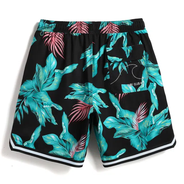 Gailang Leaf Print Shorts