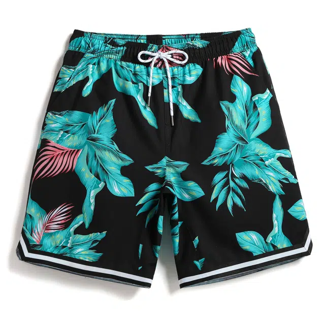 Gailang Leaf Print Shorts