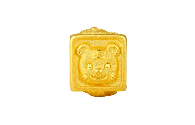 周六福 转运珠兔子手绳 三合生肖红绳本命年 足金 按克计价 黄金手链 男女同款情侣款