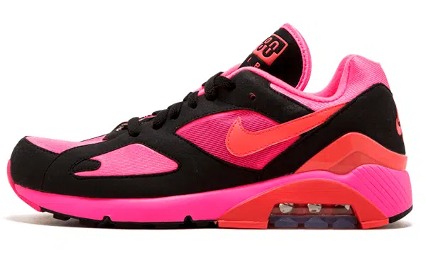 CDG x Nike Air Max 180 Black Pink