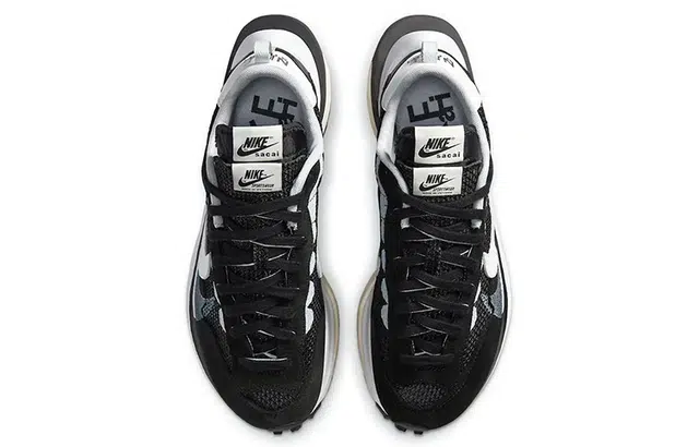 Sacai x Nike VaporWaffle black and white