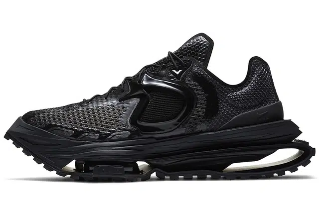 mmw x Nike Zoom 004 Triple Black