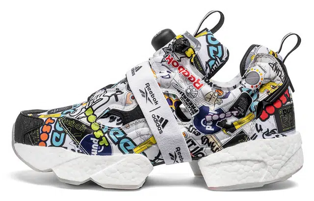adidas x Reebok Instapump Fury Boost "Sticker City"