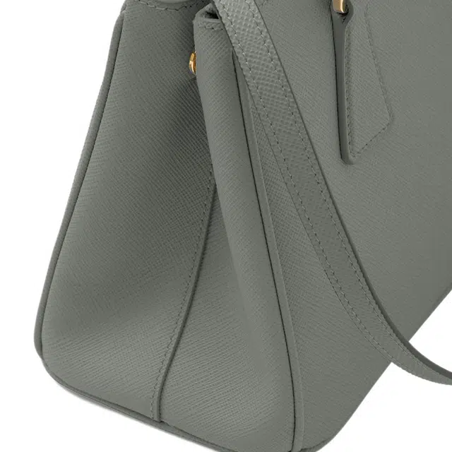 PRADA Galleria Small Shoulder Bag Gray