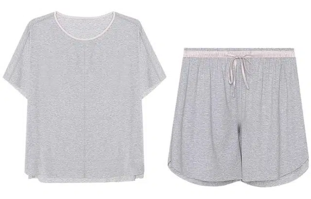 怡吾色 夏季薄款莫代尔短袖短裤 家居套装 睡衣女夏款 女款