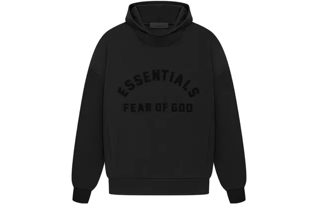 Fear of God Essentials SS23 Hoodie Jet Black