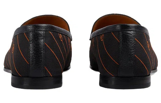 GUCCI Jordaan Double G Loafers Black
