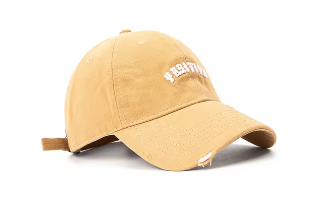 白卷 软顶街头嘻哈破洞户外遮阳 鸭舌帽 男女同款情侣款