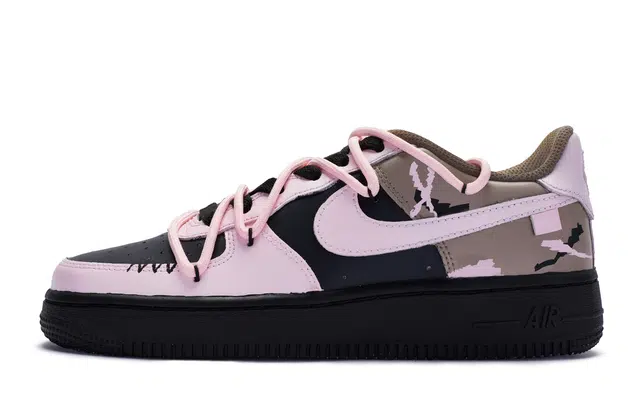 Nike Air Force 1 Low BIGNIU Black Pink Camo