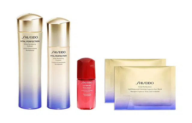 资生堂 悦薇珀翡紧颜亮肤水乳小样套组 滋润