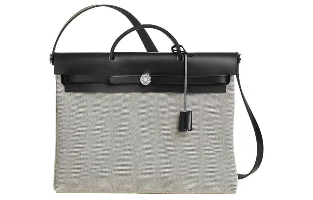Hermes Herbag 39 Beige Black