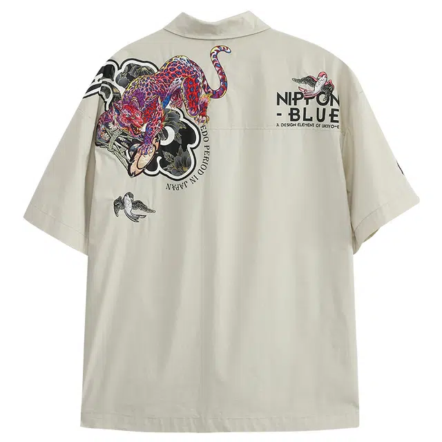 Oniarai Night Leopard Short Sleeve Shirt