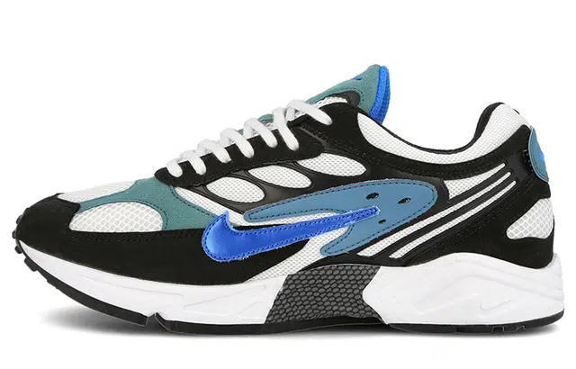 Nike Air Ghost Racer Black White Blue