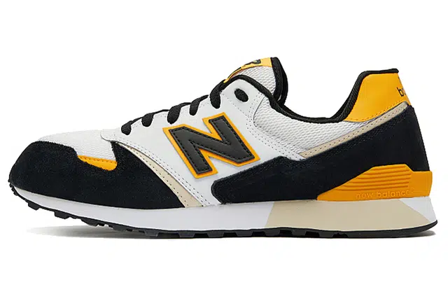 New Balance 446 Black White Yellow