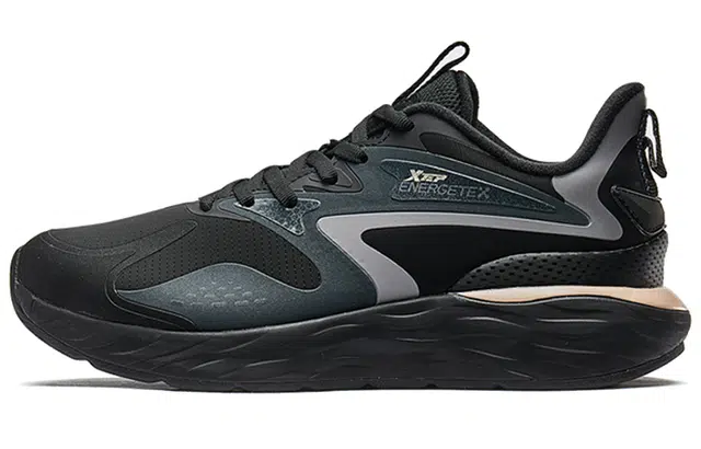 特步  时尚动力巢运动鞋 女款 黑灰