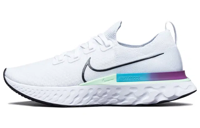 Nike React Infinity Run Flyknit 1 White Blue Purple