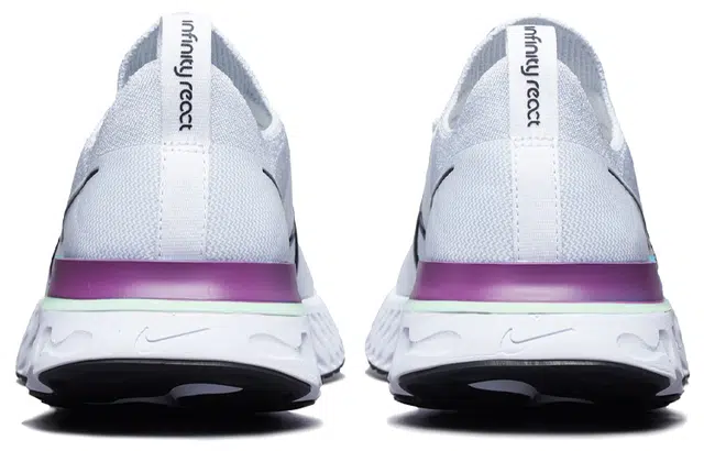 Nike React Infinity Run Flyknit 1 White Blue Purple