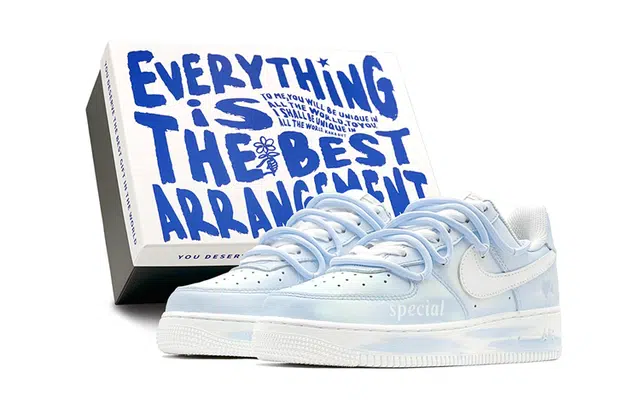 Nike Air Force 1 Low GS Blue White