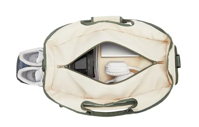 Qingqizhe Travel Gym Bag Beige