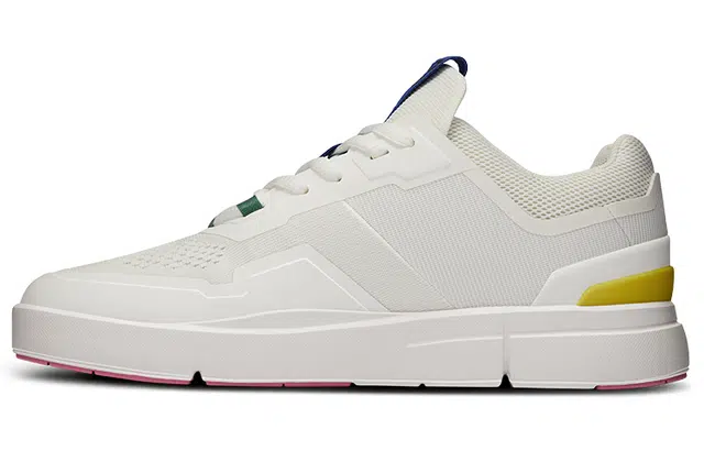 On x Federer Low White Yellow