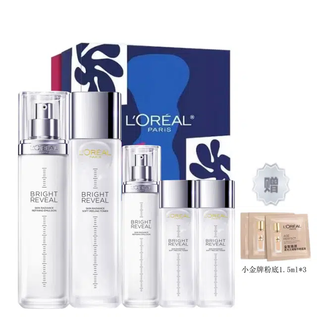 欧莱雅 注光水乳套装 舒缓保湿滋润补水抗氧化