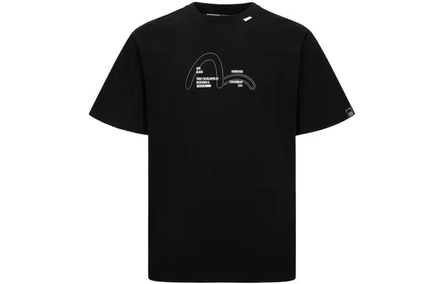 EVISU AW23 Logo Print Crewneck T-Shirt